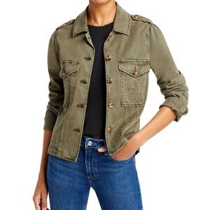 Paige Pacey Collared Jacket in Vintage Ivy Green. In EUC!